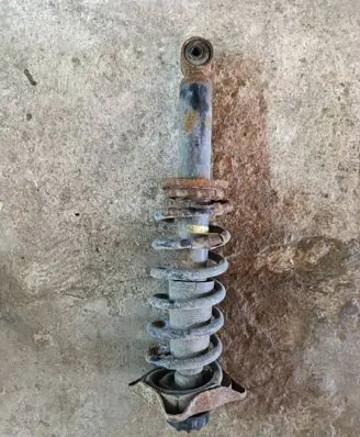 Audi A6 S6 C4 4A Rear shock absorber with coil spring 