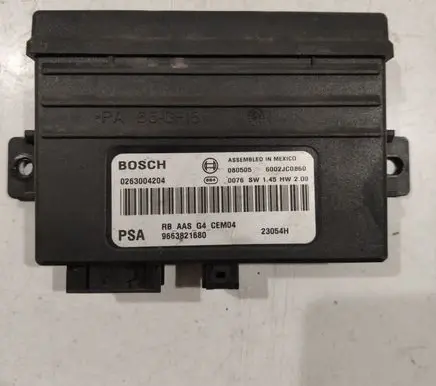 Peugeot 308 Parking PDC control unit/module 9663821680 0263004204