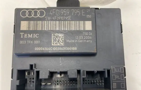 Audi A6 S6 C6 4F Door control unit/module 4F0959795E