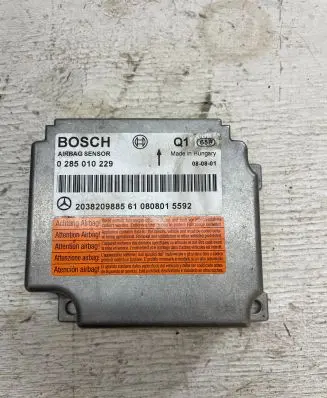 Mercedes-Benz CLK A209 C209 Airbag control unit/module 2038209885 0285010229 8200S02885
