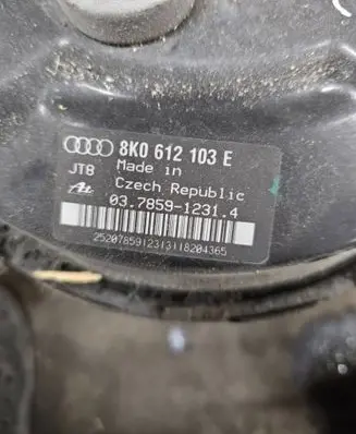 Audi A4 S4 B8 8K Brake booster 8K0612103E 03785912314