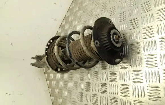 Front shock absorber with coil spring