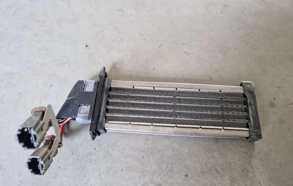 Electric cabin heater radiator