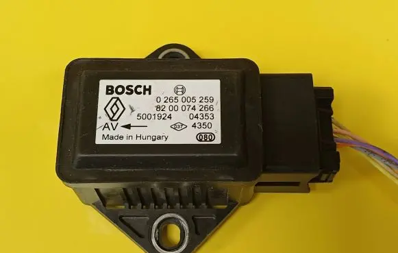 ESP acceleration yaw rate sensor