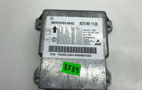 Mercedes-Benz E W212 Airbag control unit/module A2129011105 5WK44771 7043512841