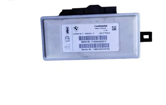 BMW X3 F25 Airbag control unit/module 9350003 31935000301V A2C37764205