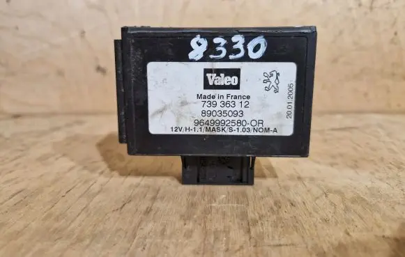 Peugeot 607 Door control unit/module 73936312 89035093 9649992580