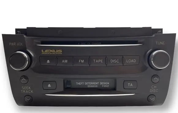 Lexus GS 300 350 430 450H Radio/CD/DVD/GPS head unit 8612030D20E0