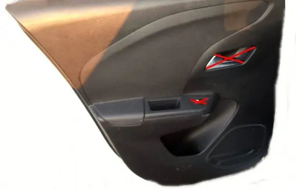 Opel Corsa F Coupe rear side trim panel 