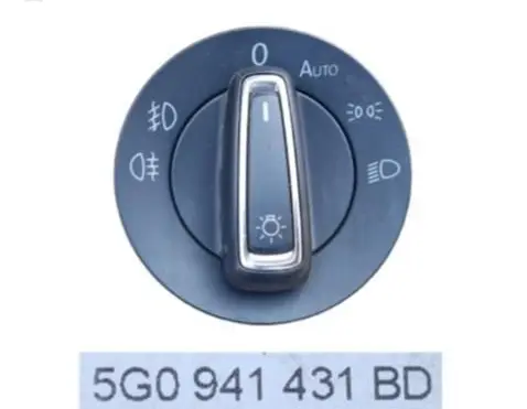 Volkswagen Golf VII Light switch 5G0941431BD