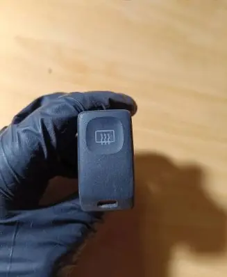 Volkswagen Golf III Windscreen/window heater switch 191959621B