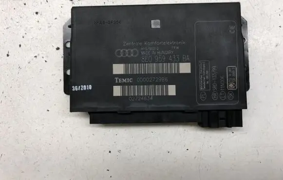 Audi A4 S4 B6 8E 8H Comfort/convenience module 8E0959433BA