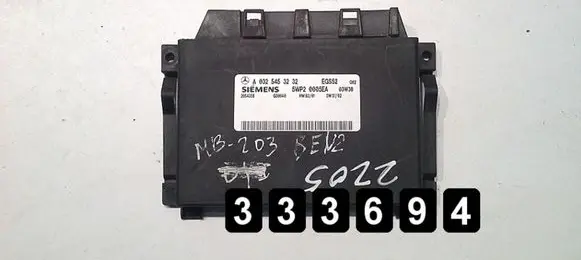 Mercedes-Benz C W203 Engine control unit/module 0325453232