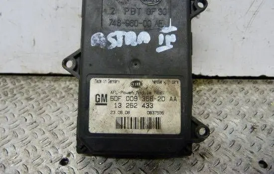 Opel Astra H Headlight/headlamp 5DF00936820AA 13252433 0837596