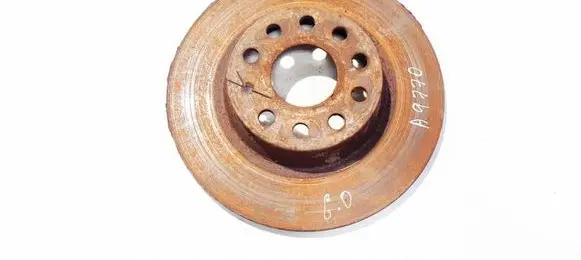 Volkswagen PASSAT B6 Rear brake disc neventiliuojamas