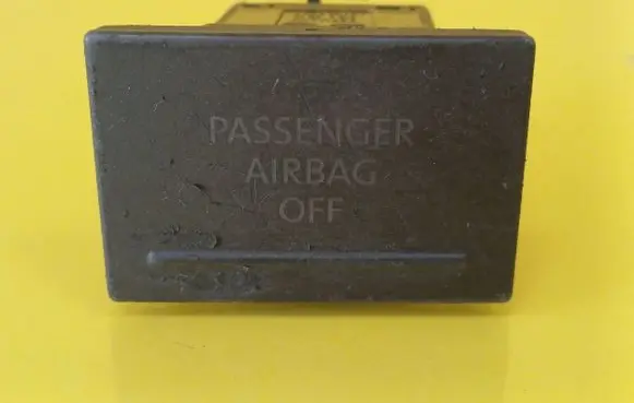 Volkswagen Touareg I Passenger airbag on/off switch 7L6919235