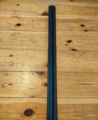 Nissan Qashqai Rear door glass trim molding 