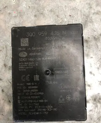 Volkswagen Golf VII Keyless (KESSY) go control unit/module 3Q0959435N-BILI 3Q0959435N