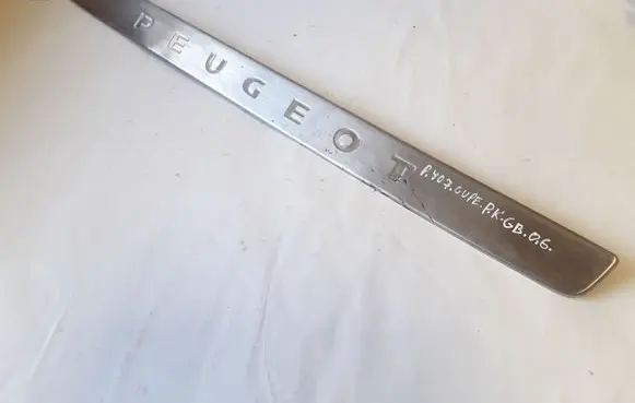 Peugeot 407 Front sill trim cover 9655486880