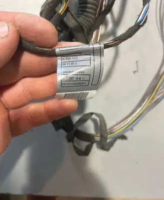 BMW 3 E90 E91 Other wiring loom 54061710 7181217 6930633