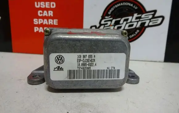 Audi A3 S3 8P ESP acceleration yaw rate sensor 1K0907655A