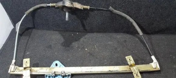 Sliding door window regulator with motor