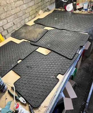 KIA Carens III Car floor mat set A4131ADE10 A4131ADE00