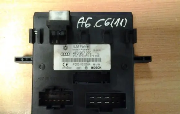Audi A6 S6 C6 4F Comfort/convenience module 4F0907279