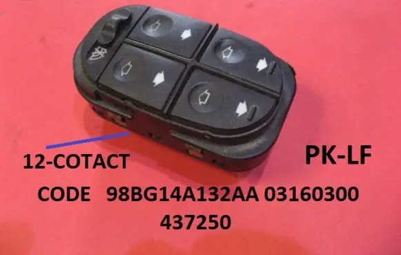 Ford Mondeo MK II Electric window control switch 98BG14A132AA 03160300