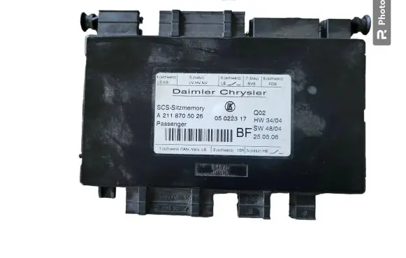 Mercedes-Benz R W251 Seat control module A2118705026