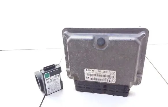 Opel Astra G Engine ECU kit and lock set 0281001670 09131781
