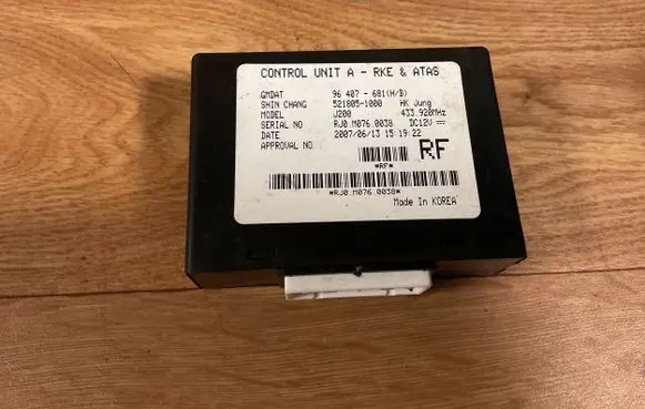 Chevrolet Nubira Other control units/modules 96407681 5218051000 433920MHZ