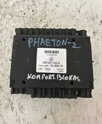 Volkswagen Phaeton Comfort/convenience module 3d0937049g