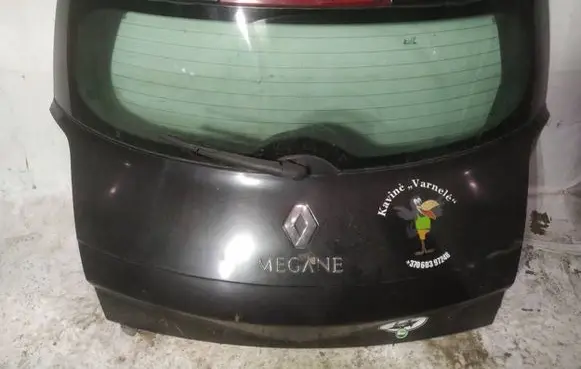 Renault Megane II Tailgate/trunk/boot lid juodas