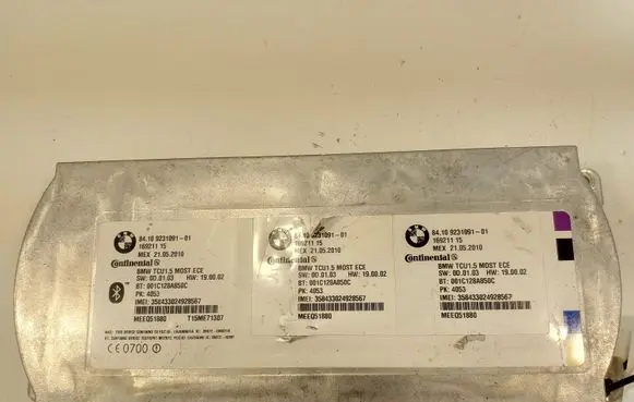 BMW 5 F10 F11 Bluetooth control unit module 9231091 84109231091