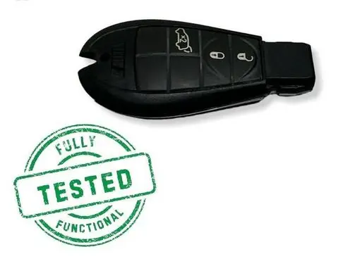 Jeep Grand Cherokee Ignition key/card 56046738AD