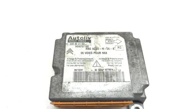 Citroen Xsara Picasso Airbag control unit/module 9646757180 5508931000