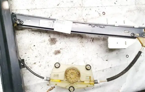 Sliding door window regulator with motor