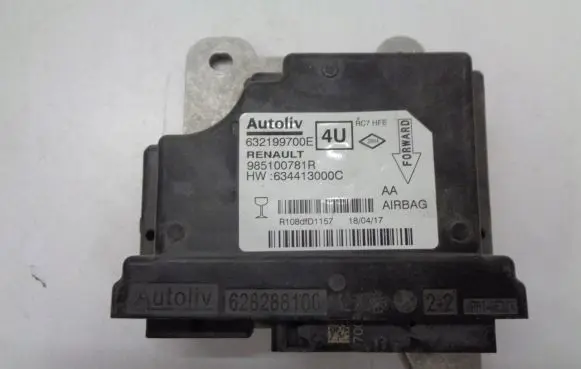 Renault Kadjar Airbag control unit/module 985100781R