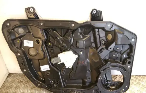 Volkswagen Touareg II Front door window regulator with motor 7P6837755D