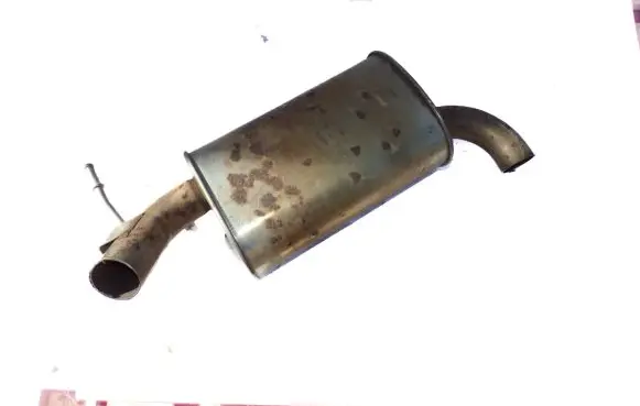 Volkswagen PASSAT B7 Middle muffler/silencer 3C0253411BK 3C0119AD