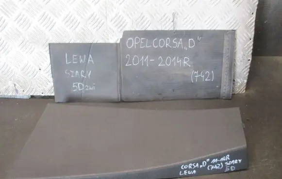 Opel Corsa D Parcel shelf load cover 13180845