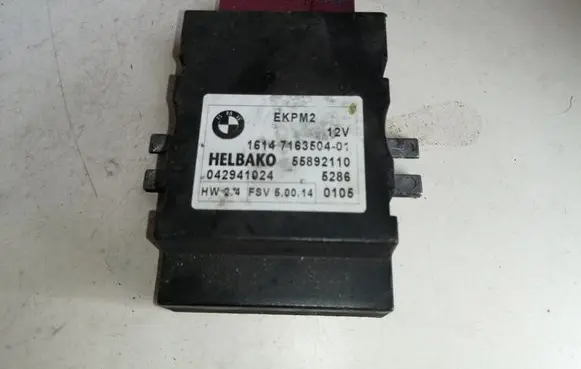 BMW 5 E60 E61 Fuel injection pump control unit/module 7163504 16147163504