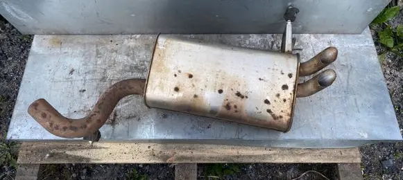 Citroen C5 Rear muffler/silencer tail pipe 