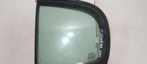 Rear vent window glass