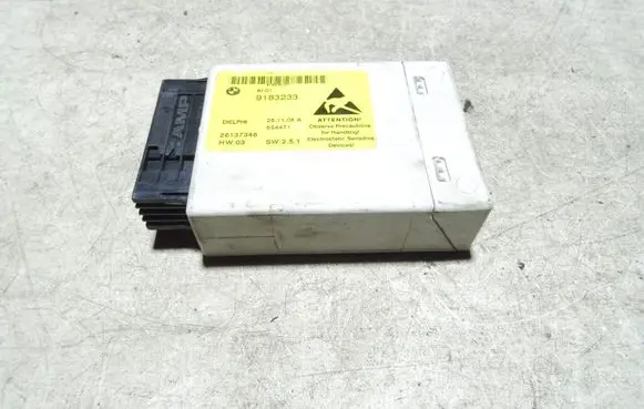 BMW 5 E60 E61 Center console control module 9183233 28137346