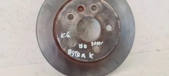 Opel Astra K Rear brake disc 0200202722