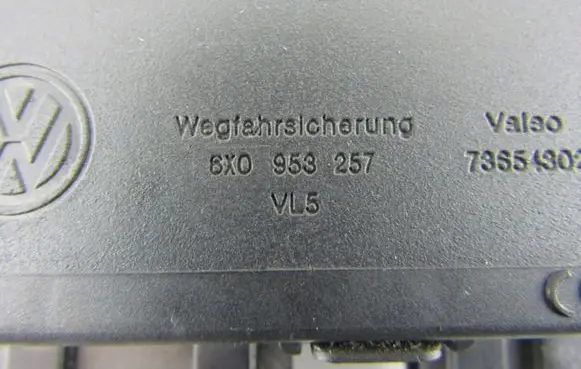 Volkswagen Lupo Immobilizer control unit/module 6X0953257