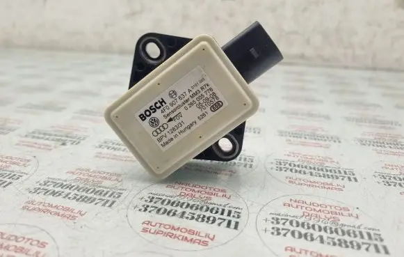 Audi A6 S6 C6 4F ESP acceleration yaw rate sensor 4F0907637A