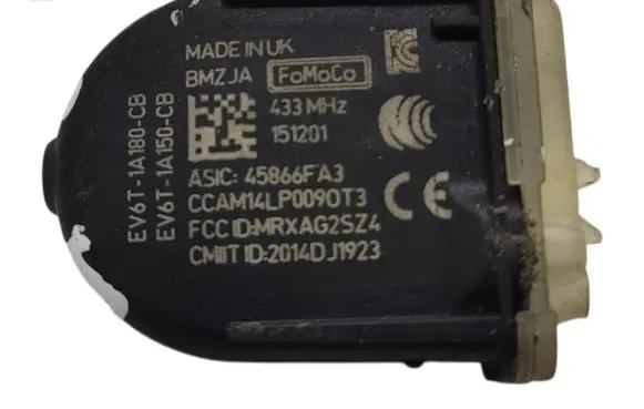 Ford Fiesta Tire pressure sensor EV6T1A180CB